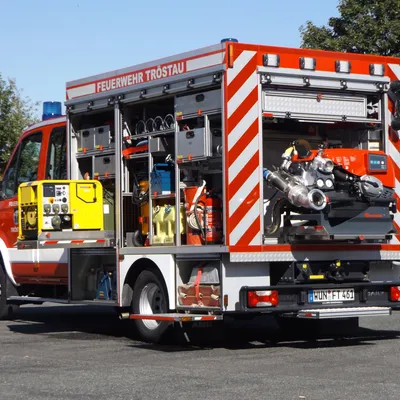Tragkraftspritzenfahrzeug mit Wassertank TSF-W